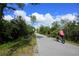 Paved bike path ideal for cycling through nature at 5617 Piccolo St, Nokomis, FL 34275