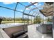 Enjoy this luxurious hot tub on the screened patio at 608 Misty Pond Ct, Bradenton, FL 34212