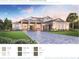 Captiva Collection Maxwell Elite Antilles home with brown roof, gray accents, and paver driveway at 8007 Nevis Run, Bradenton, FL 34202