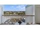 Balcony offering scenic water and city views at 1100 Tarpon Center Dr # 5B, Venice, FL 34285