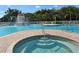 Relaxing spa and deck area near the pool at 12305 Goldenrod Ave, Bradenton, FL 34212