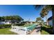 Community shuffleboard court with benches at 1305 Glen Oaks E Dr # 130, Sarasota, FL 34232
