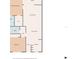 Two-bedroom, two-bath floor plan with living room, kitchen, and dining area at 2522 Clubhouse Dr # 204, Sarasota, FL 34232