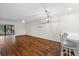 Open concept living area with kitchen and dining at 2522 Clubhouse Dr # 204, Sarasota, FL 34232