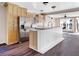 Kitchen with light wood cabinets and stainless steel appliances at 2724 Ashton Rd, Sarasota, FL 34231