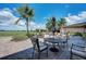 Patio seating overlooking the golf course at 318 Winding Brook Ln # 104, Bradenton, FL 34212