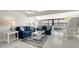 Bright living room featuring comfortable sofas and tile floors at 4621 Gulf Of Mexico Dr # 16B, Longboat Key, FL 34228