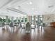 A spacious dining area filled with tables and chairs, perfect for large gatherings at 4925 Surfside Cir, Bradenton, FL 34211