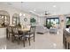 Spacious living room and dining area with large windows providing ample natural light at 4925 Surfside Cir, Bradenton, FL 34211