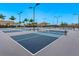 Enjoy an active lifestyle with access to these well-maintained community pickleball courts and night lighting at 4925 Surfside Cir, Bradenton, FL 34211