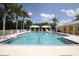 This community pool offers plenty of swimming space and shade from nearby palm trees and two cabanas at 5581 Key West Pl # 5581, Bradenton, FL 34203