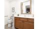 Accessible bathroom with a single vanity and grab bars at 7702 Lake Vista Ct # 306, Lakewood Ranch, FL 34202