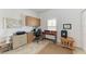 Home office with built-in cabinetry and desk at 1605 21St W Ave, Palmetto, FL 34221