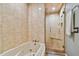 Bathroom with a large walk-in shower and a separate soaking tub at 2127 Lusitania Dr, Sarasota, FL 34231