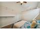 Bedroom with a view and built in shelving at 2127 Lusitania Dr, Sarasota, FL 34231