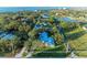 Aerial view showing home's location on a spacious lot at 2160 17Th W St, Palmetto, FL 34221