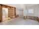 Under construction bathroom with tile floor, and walk in shower at 5072 Higel Ave, Sarasota, FL 34242