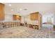 Kitchen undergoing renovation, showcasing new cabinets at 5072 Higel Ave, Sarasota, FL 34242