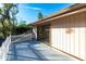 Deck with sliding glass doors and a view of the backyard at 5131 Willow Leaf Dr, Sarasota, FL 34241