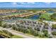 Community overview featuring tennis courts and pool at 7005 River Hammock Dr # 103, Bradenton, FL 34212