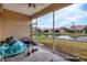 Spacious screened porch overlooking a peaceful lake at 7416 Birds Eye Ter, Bradenton, FL 34203