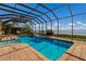 Stunning pool and spa with screened enclosure at 805 Riviera Dunes Way, Palmetto, FL 34221