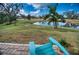 Relaxing patio view overlooking a pond and golf course at 9351 Raes Creek Pl, Palmetto, FL 34221