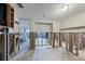 Under construction, this kitchen features new framing and electrical at 2110 Benjamin Franklin Dr # 105, Sarasota, FL 34236
