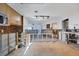 A kitchen undergoing renovation with new cabinets and backsplash at 2110 Benjamin Franklin Dr # 105, Sarasota, FL 34236