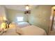 Guest bedroom with two twin beds, ceiling fan, and wall decor at 3333 26Th E Ave # 1148, Bradenton, FL 34208