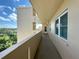Exterior hallway with windows offering a scenic view at 3640 Ironwood Cir # 601N, Bradenton, FL 34209