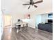 Modern dining area with a table and chairs, near the kitchen at 4114 43Rd W Ave, Bradenton, FL 34205