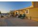 Deck with multiple seating areas and amazing sunset views at 4528 106Th W St, Bradenton, FL 34210