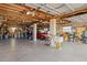 Large garage with ample storage space for cars and bikes at 4528 106Th W St, Bradenton, FL 34210