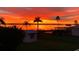 Stunning waterfront sunset view from property at 4528 106Th W St, Bradenton, FL 34210