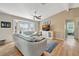 Cozy living room with plush seating and natural light at 521 Cummings St, Sarasota, FL 34242