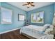 Light and airy bedroom with a double bed and ocean views at 5531 2Nd Avenue W Cir, Palmetto, FL 34221