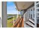 Spacious deck with spiral staircase and waterfront views at 5531 2Nd Avenue W Cir, Palmetto, FL 34221