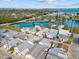 Aerial view of waterfront homes and community at 6 Seminole Dr, Bradenton, FL 34208