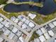 Wide aerial showcasing the waterfront community at 6 Seminole Dr, Bradenton, FL 34208