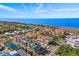 Aerial view of waterfront community with luxury homes and a marina at 6418 Margarita Shores Ln, Apollo Beach, FL 33572
