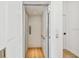 Modern elevator with wood floors and sleek design at 6418 Margarita Shores Ln, Apollo Beach, FL 33572