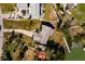Aerial view of single story home and property at 15815 Redington Dr, Redington Beach, FL 33708