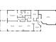 Detailed floor plan illustrating the layout of the house, including room dimensions and connections at 2479 Brassica Dr, North Port, FL 34289