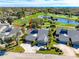 Aerial view of condo with golf course views at 3405 Avenida Madera # B, Bradenton, FL 34210