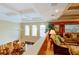 Open living area with high ceilings and a view of dining area at 3706 162Nd E Ave, Parrish, FL 34219