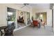 Cozy screened porch, with access to the living room and backyard at 4498 Diamond E Cir, Sarasota, FL 34233