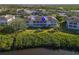 Aerial view of condo, highlighting its waterfront location at 636 Estuary Dr # 636, Bradenton, FL 34209