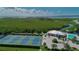 Three well-maintained tennis courts with kayak storage nearby at 636 Estuary Dr # 636, Bradenton, FL 34209