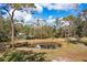 Serene pond surrounded by lush vegetation at 7321 Proctor Rd, Sarasota, FL 34241
